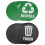 18Pcs Environmental Label Recycle Trash Decal 1
