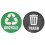 18Pcs Environmental Label Recycle Trash Decal 6