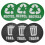 18Pcs Environmental Label Recycle Trash Decal 4