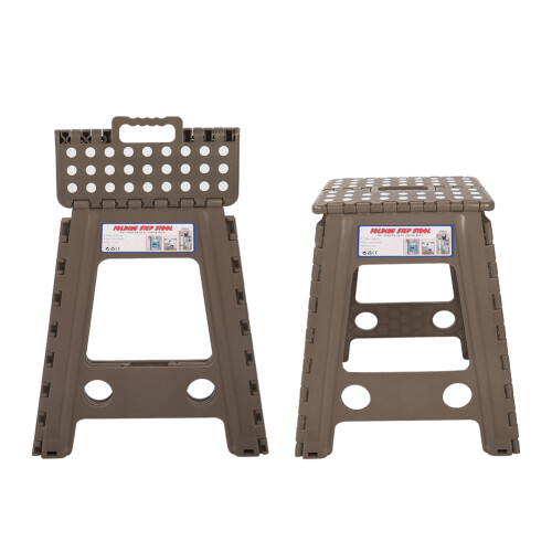 Portable Living Plastic Dots Folding Step Stool 1