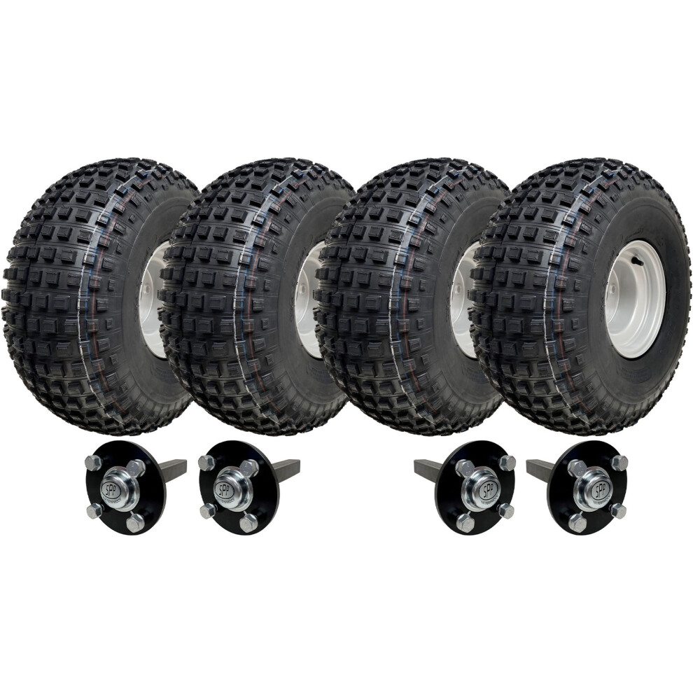 22X11.00-8 Twin Axle Knobby Atv Quad Trailer Kit Road Legal Load Capacity 620Kgs 5060462567218