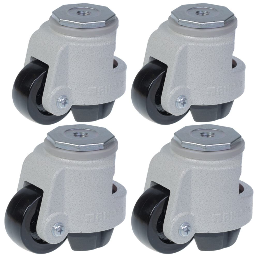 Levelling Castor 63Mm Wheel Blickle Castor 500Kg Capacity Hrig-Poa 63G -Set Of 4 5060462563623