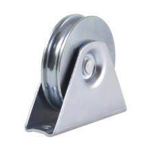 100mm Rundrillenrad in fester Halterung