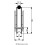 60mm Rundrillenrad in Halterung 4