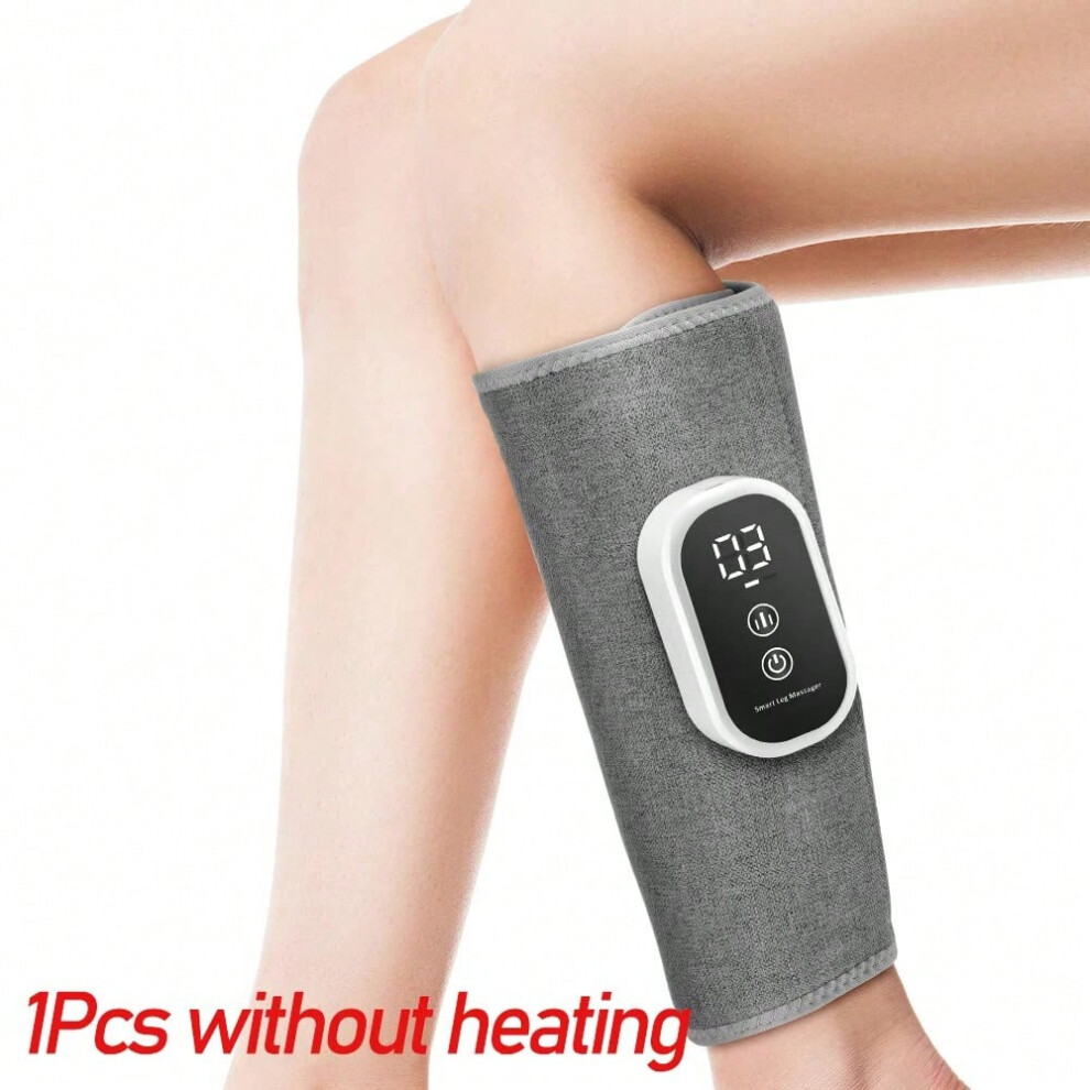 Doqaus (1Pcs) Electric Heated 360 Leg Massager Warm Wireless Air Pressure Massager Airbag Compresstion Relax Foot Calf Muscle Relieve Fatigue