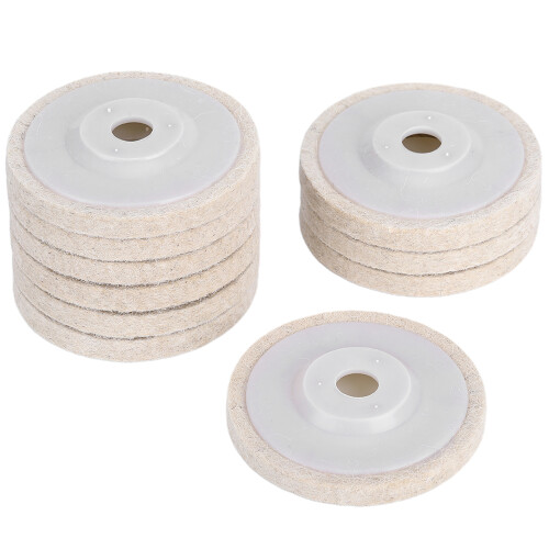 10pcs Angle Grinder Polishing Discs Wool Buffing 1