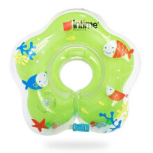 (Green,41*41cm/16.14*16.14in)Lindo Anillo de Cuello Flotador para Bebé Seguridad PVC Inflable Natación Baño Circular Cuello