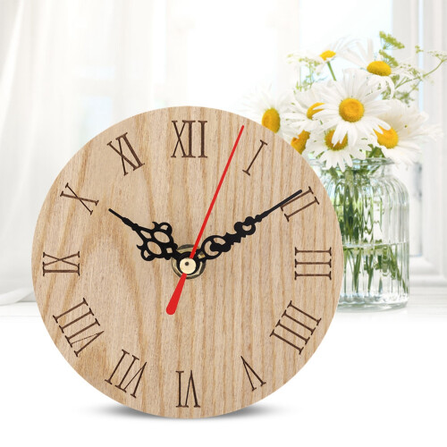 Classic Wooden Analog Display Decor Garden Hallway 2
