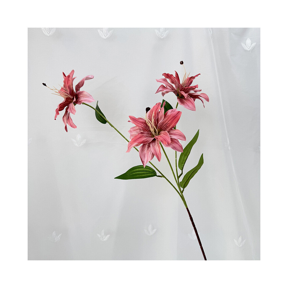 (Rose) Artificial Brownii Lilium Var Viridulum For Wedding Decor Props And Photography-image-OPC-PJN597P-NEW