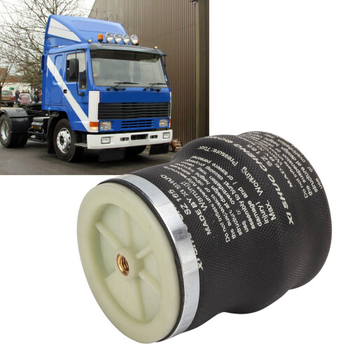Sitz-Luftfeder 0,1–1,0 MPa Gummi/Metall Schwarz