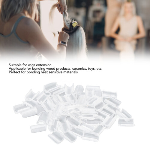 Resina de gránulos para U Tip de cabello 1 bolsa transparente 2
