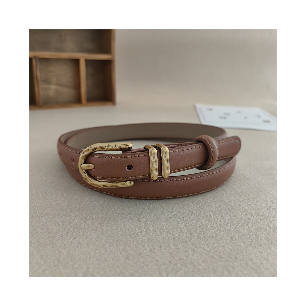 (Camel) Solid Color Trendy Leather Waist Accessory For Women Casual Looks Fashion Gift-image-OPC-PJN5J7V-NEW