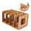Wooden DIY Desktop Bookshelf Rack Books DVD 6