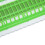 50-Position Zahnseide-Organizer Tragbar Grün 4Papers 12