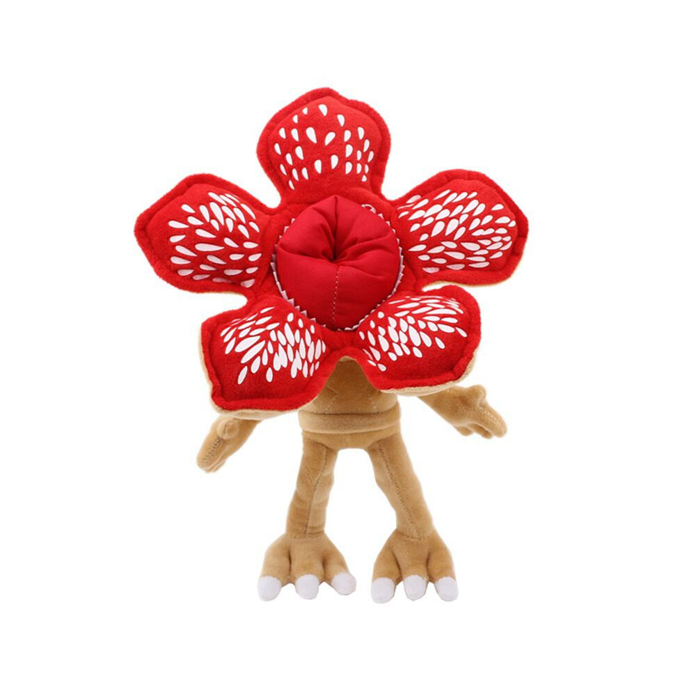 (Brownflower,32Cm/12.60In)Peluche Stranger Things Demogorgon CaníBal Flor Once Dibujos Animados Regalo De Navidad-image