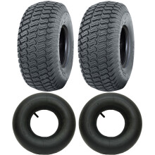 2 - 13x5.00-6 4pr Wanda P332 Pneu de relva TL &amp; 13x5.00-6 Tubo TR13