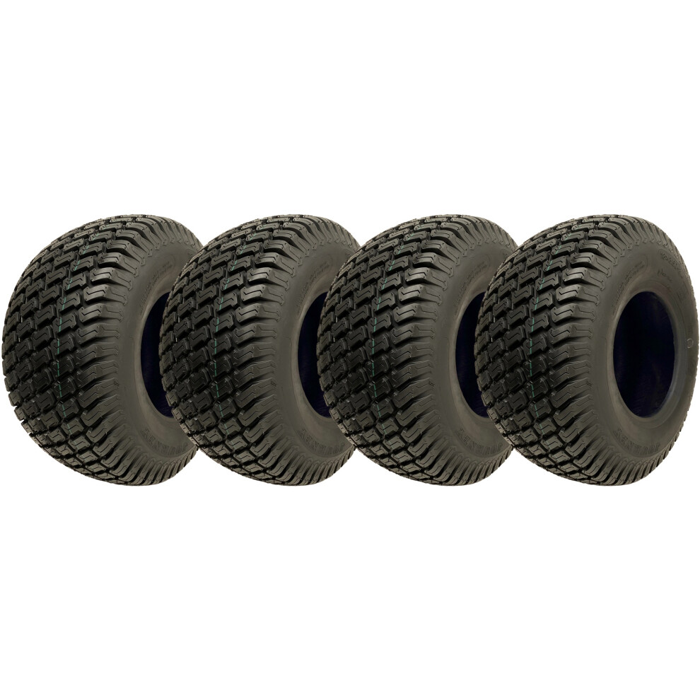 18X8.50-8 Lawnmower Tyre 4Ply Multi Turf Grass Wanda P332 Road Legal (Set Of 4) 5060462567911