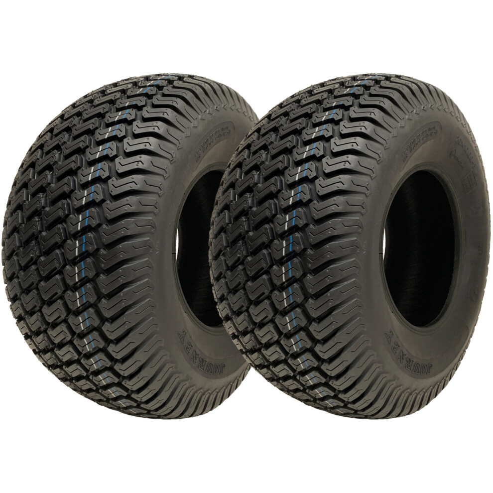 Parnells 20X10.00-8 Lawnmower Grass Turf Tyres 4Ply Wanda P332 Road Legal (Set Of 2)