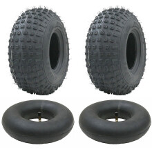 Conjunto de 2 - 145/70-6 - Conjunto de pneus e câmaras de ar ATV 50cc 90cc 110cc 75 kgs - Wanda P31