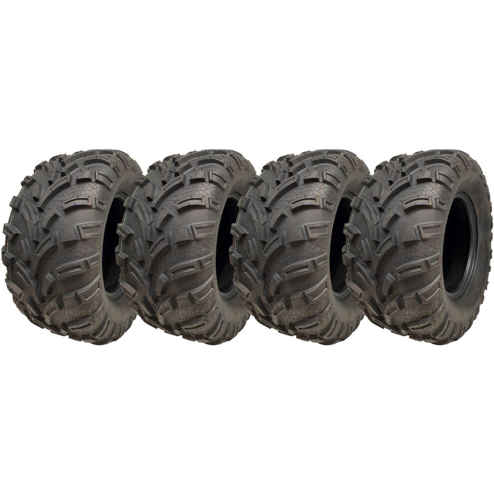 Parnells 25X11.00-12 Atv Quad Tyres 6Ply Wanda 373A E-Marked Road Legal 450Kg (Set Of 4)