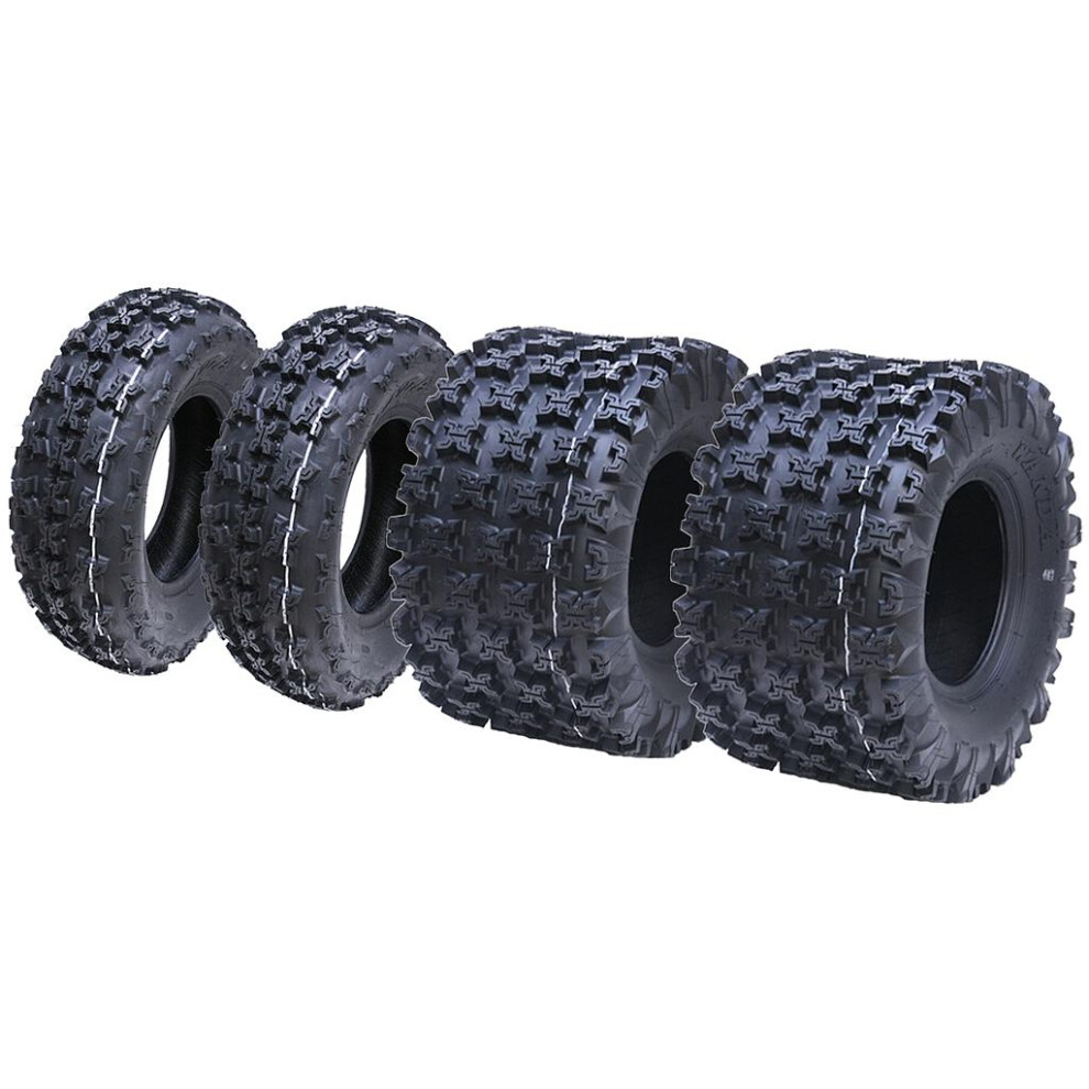 Slasher ATV quad tyres 20x11.00-9 & 21x7.00-10 6 ply Wanda legal WP02, Set of 4.-image-OPC-PD6FJTW-NEW