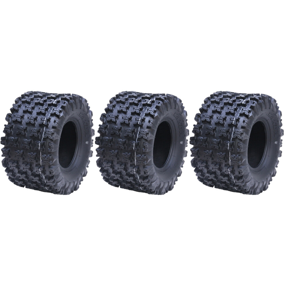 Parnells 20X11.00-9 Slasher Atv Quad Tyres 6Ply Wanda Road Legal Race Tires (Set Of 3)