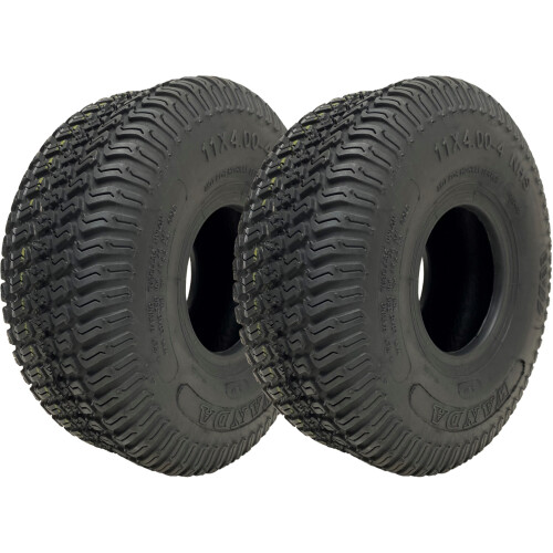 Parnells Jeu de 2 - 11x4.00-4 4 pneu Wanda P332 Grass TL