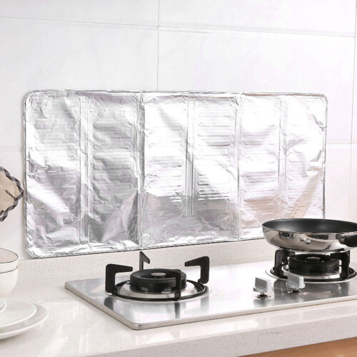 Aluminum Foil Plate Prevent Oil Spatter Kitchen 1