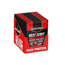 Jack Links Beef Jerky Original 12 x 60g High Protein Halal Snack Box