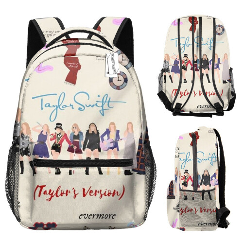(Style G)Taylor Swift Printing Backpack Children School Bag Comfortable Large Capacity 2