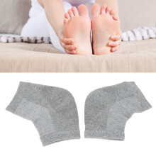 1 Paar Fersenstrümpfe Feuchtigkeitsbewahrend, Hautpflegend, Natürlich Hypoallergen, Vitamin E, Mineralöl-Gel-Socken, Trockene rissige Ferse