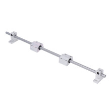 Schneckenwellen-Set 8 mm 500 mm Horizontale optische Achsen 2 Schienenträger Lagerblock Kupplung T8