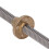 Kit de tornillo de avance T8 350mm 8mm eje de doble riel 11