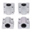 Kit de tornillo de avance T8 350mm 8mm eje de doble riel 3