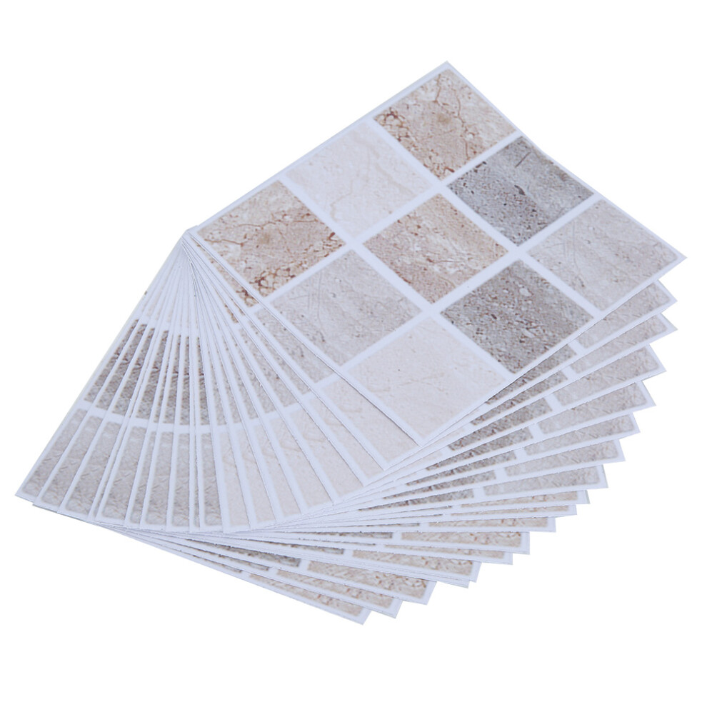 18Pcs Mosaic Tile Transfer Stickers Bathroom 9387669554107