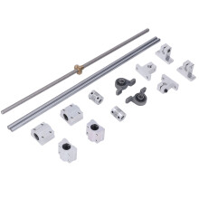 Kit de tornillo de avance T8 350mm 8mm eje de doble riel