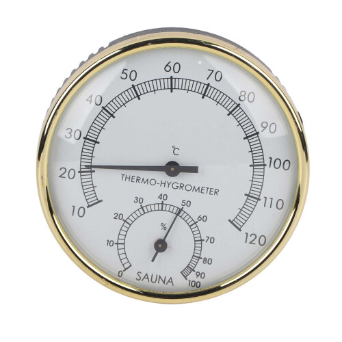 Metal Dial Indoor Thermometer Hygrometer Hygro