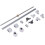 Kit de tornillo de avance T8 ejes ópticos de 450 mm doble riel de 8 mm 14