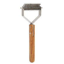 Pet Undercoat Rake Brush Double Sided Knots