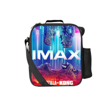 (Style A)Godzilla Printing Lunch Bag Large Capacity Thermal Insulated Cooler Student Box