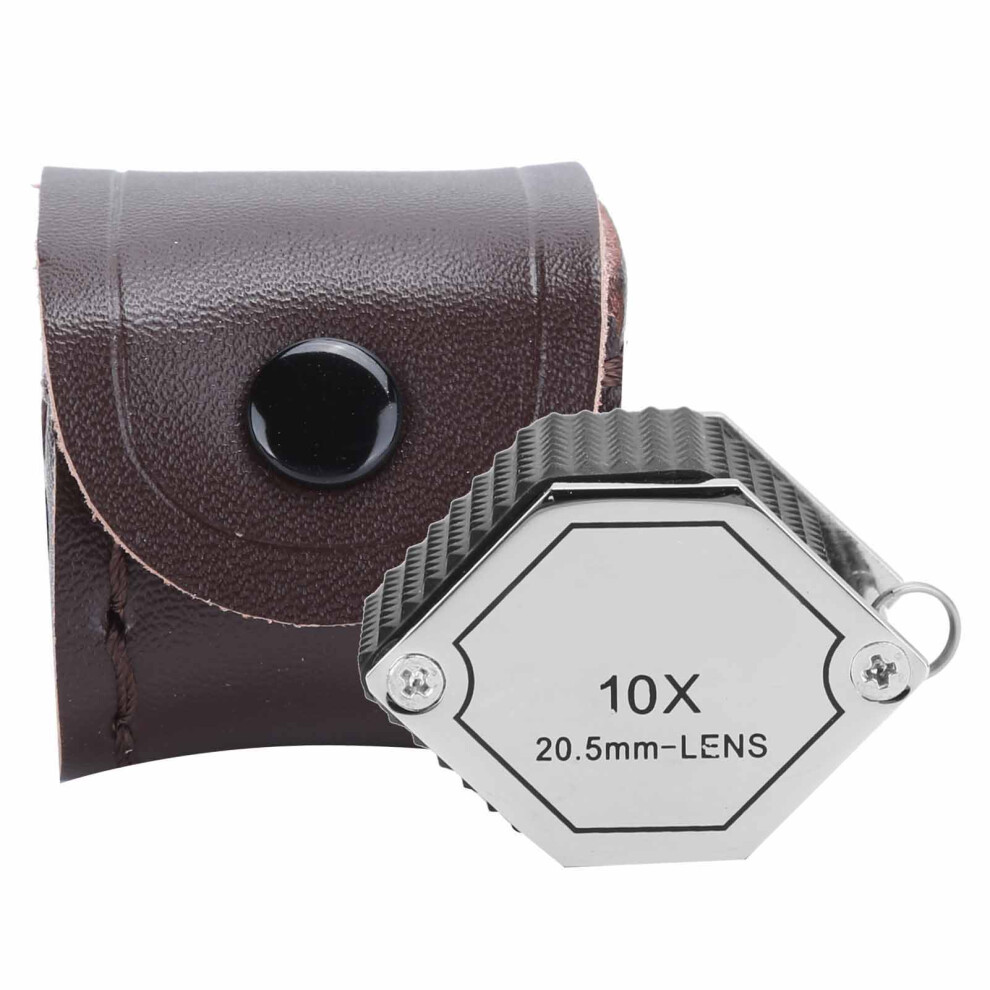 10 x 20.5mm 10X Magnifier Jewelry Loupe Triplet