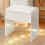 Dressing Table Stool Piano Seat Padded Soft Makeup Bench Chair Bar 1