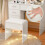 Dressing Table Stool Piano Seat Padded Soft Makeup Bench Chair Bar 5