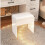 Dressing Table Stool Piano Seat Padded Soft Makeup Bench Chair Bar 6