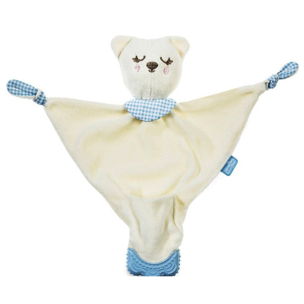 Babyjem Sleep Buddy Baby Teether | Simple to clean, sterilize, and reuse - Blue
