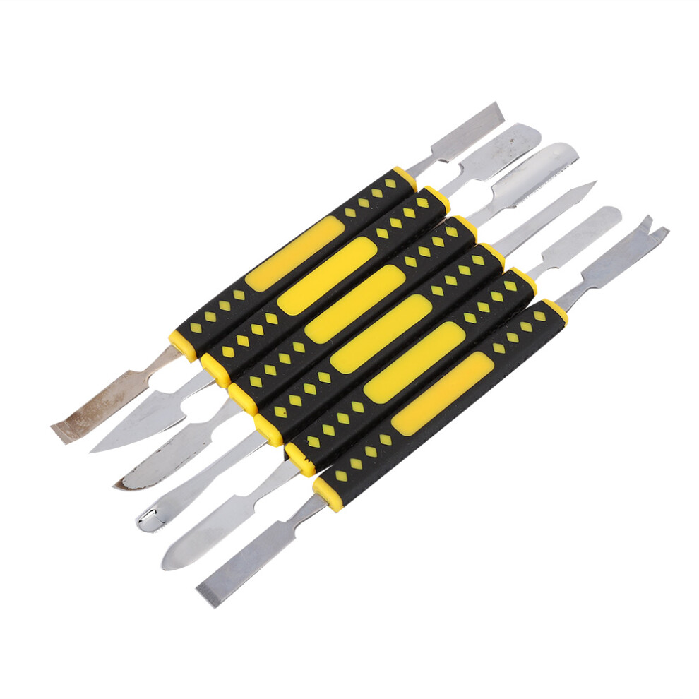 6Pcs / Set Spudger Phone Pry Tool Stainless Steel 9387669556972