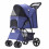 Pet Stroller Lightweight Foldable Ventilate Oxford 1