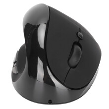 Ratón vertical para zurdos 2.4G 110mAh 302323 Negro