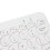 Wireless Keyboard Mouse Combo 2.4G Ergonomic Silent White 5