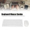 Wireless Keyboard Mouse Combo 2.4G Ergonomic Silent White 9